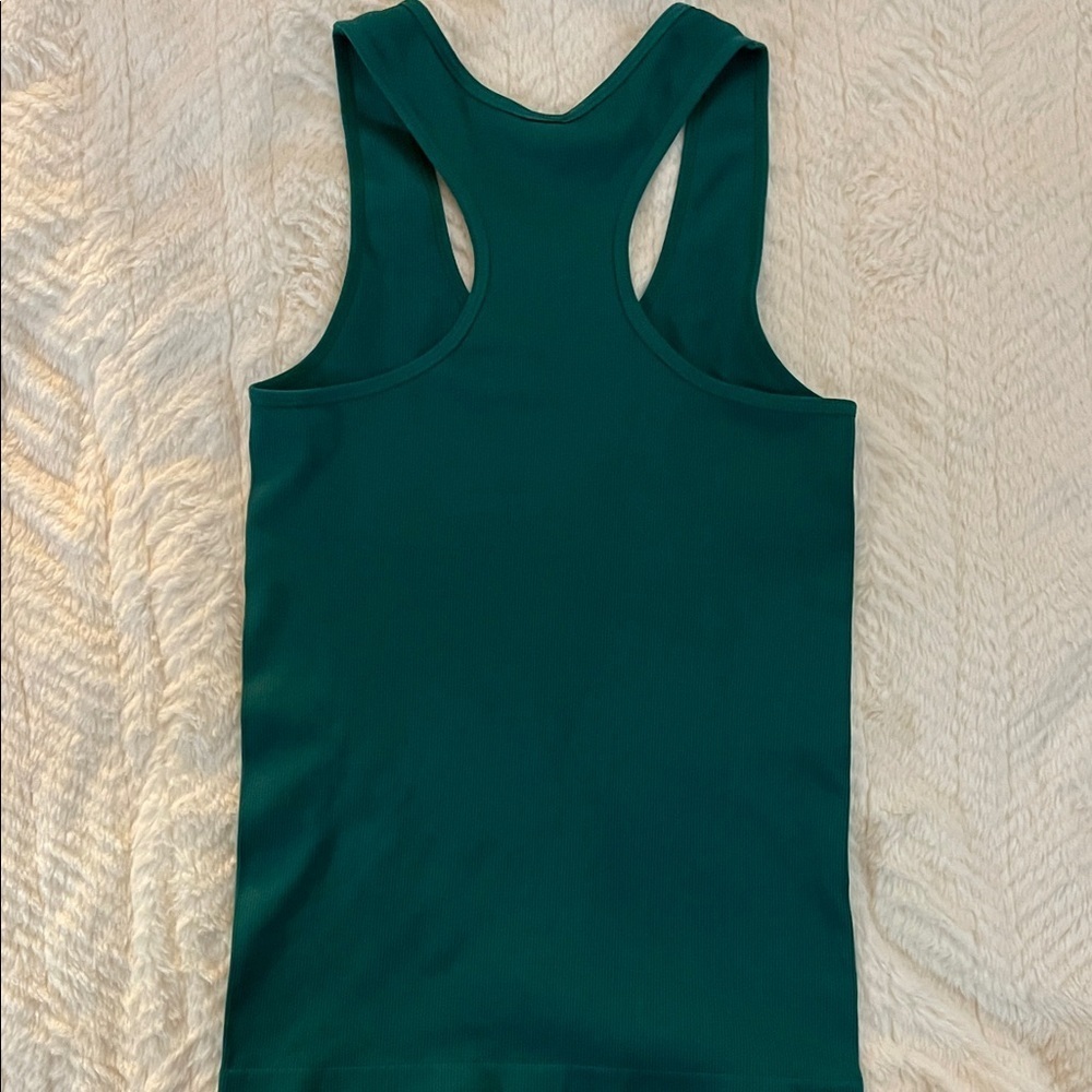 La Linger Teal Racerback Tank Top - Picture 5 of 5